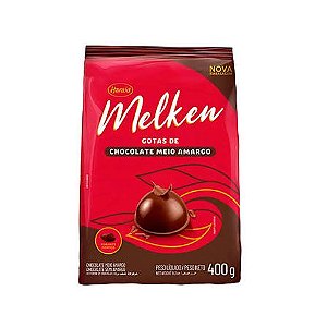 Chocolate Melken Meio Amargo Em Gotas 400gr