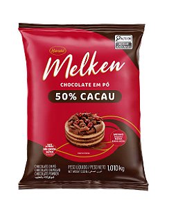 Chocolate Em Pó Melken 50% Cacau 1,010kg
