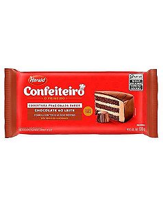 Cobertura Confeiteiro Chocolate Ao Leite Em Barra Harald 1,010kg