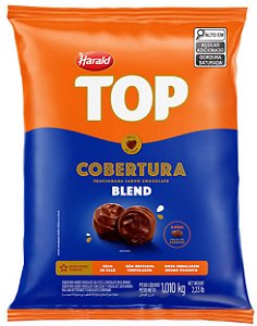 Cobertura TOP Chocolate Blend Em Gotas Harald 1,010kg