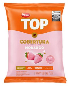 Cobertura TOP Morango Em Gotas Harald 1,010kg
