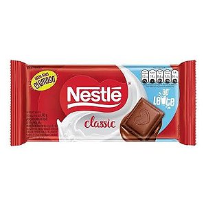 Barra De Chocolate Nestlé Classic Ao Leite 80gr