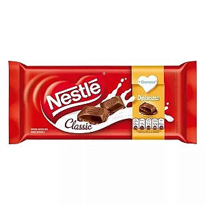 Barra De Chocolate Nestlé Classic Diplomata 80gr