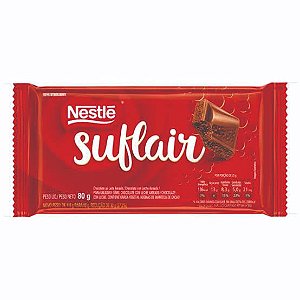 Barra De Chocolate Nestlé Suflair Ao Leite 80gr