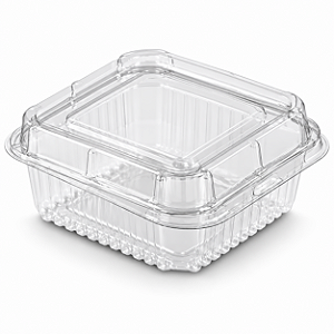 Pote Prafesta Mini Doce Quadrado Articulado 130ml C/10