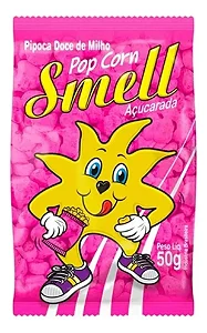 Pipoca Doce Açucarada Smell 50gr Fardo C/30