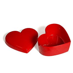 Cake Box Coração Vermelho Com Tampa 750ml BlueStar