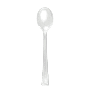 Kit Colher Transparente 13cm BlueStar C/50