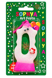 Vela Aniversáro Rosa