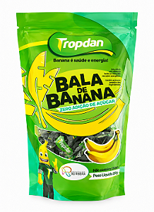 Bala De Banana Tropdan Sem Açucar 120gr