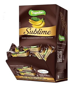 Bananinha Tropdan Sublime Chocolate Meio Amargo 15gr C/30