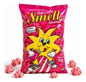 Pipoca Doce Açucarada Smell 90gr Fardo C/10