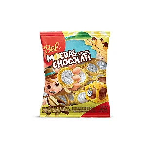 Moedas Sabor Chocolate Bel 40gr