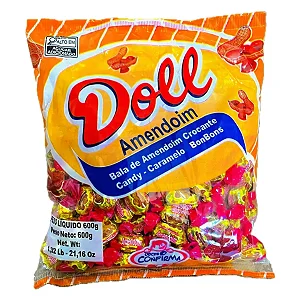 Bala Doll Confirma Amendoim 600gr
