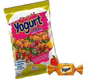 Bala Mastigável Confirma Yogurt Sortidas 600gr
