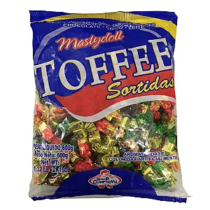 Bala Mastigável Confirma Toffe Sortidas 600gr
