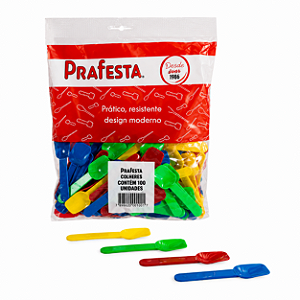 Pá Pequena Colorida Prafesta C/100