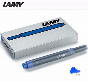 Carga AZUL para caneta tinteiro Lamy- caixa com 5 unidades