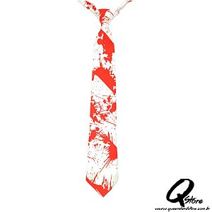 Gravata c/ Sangue - Halloween