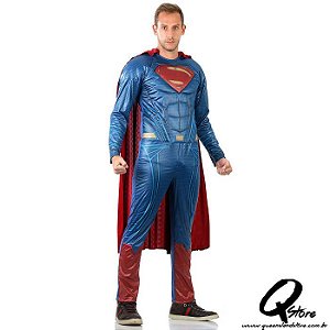 Fantasia Super Homem Adulto - Liga da Justiça