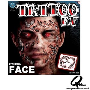 Tattoo Fx - Rosto Cyborg 