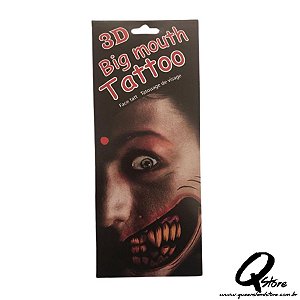3D Big Mouth - Tatuagem Mod 5