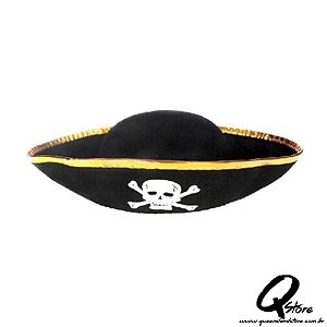 Chapéu Pirata 3 pontas - Infantil 
