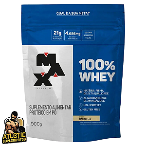 100% Whey (900g) Max Titanium