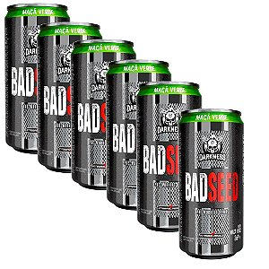 Pack com 6 unidades de Badseed (sabor maçã verde) - 269 mL - Darkness