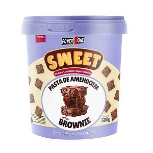 Pasta de amendoim Sweet ( sabor Brownie ) - 500g - Power One