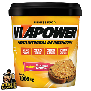 Pasta de Amendoim Crocante (1,005kg) - Vitapower