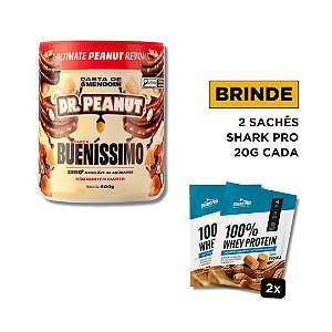 Pasta de Amendoim sabor Bueníssimo com Whey Protein (600g) Dr. Peanut