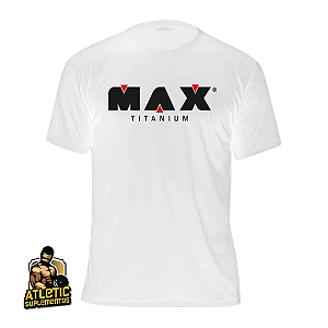 Camiseta básica Branca (G) - Max Titanium