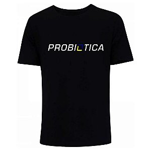 Camiseta básica Preta (G) - Probiótica