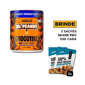 Pasta de Amendoim sabor Chocotine com Whey Protein (600g) Dr. Peanut