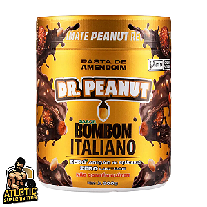 Pasta de Amendoim sabor Bombom Italiano com Whey Protein (600g) Dr. Peanut