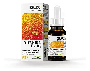 Vitamina D3 + K2 Sabor Limão 20ml - Dux Nutrition