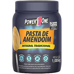 Pasta De Amendoim Tradicional Integral 1kg Power1one