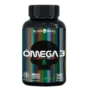 Ômega 3 (Epa 975 + Dha 651) 60 Cápsulas Black Skull-90Caps