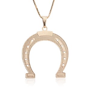 Colar country ferradura lisa