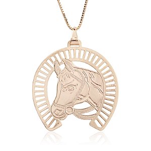 Colar country ferradura cavalo