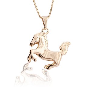 Colar country pingente cavalo