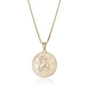 Medalinha cavalo ferradura