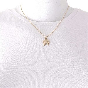 Pingente mini ferradura cavalo