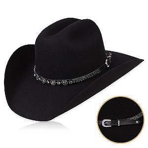 Bandinha para chapéu com strass - Fita chapéu