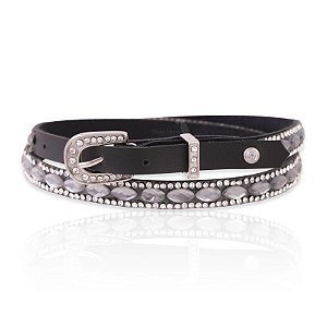 Bandinha para chapéu com strass - Fita chapéu