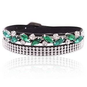 Bandinha para chapéu com strass - Fita chapéu