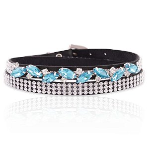 Bandinha para chapéu com strass - Fita chapéu