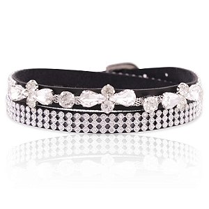Bandinha para chapéu com strass - Fita chapéu