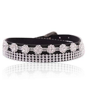 Bandinha para chapéu com strass - Fita chapéu